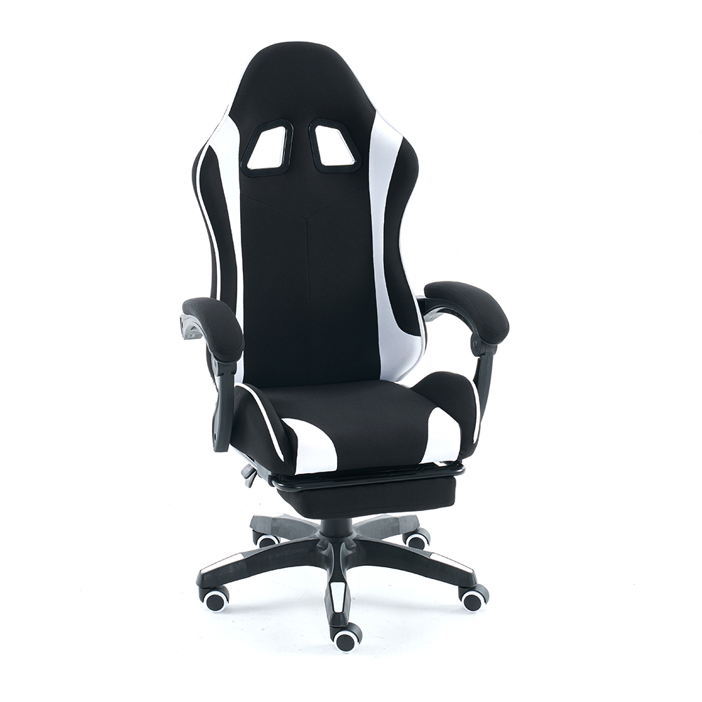 5139 Kerusi Permainan dengan Footrest, Kerusi Swivel Boleh Laras