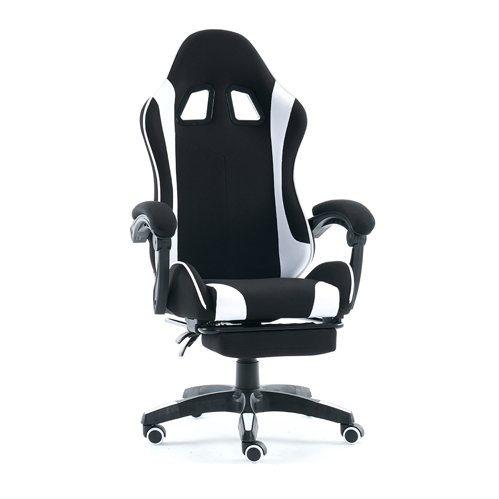 5139 Kerusi Permainan dengan Footrest, Kerusi Swivel Boleh Laras