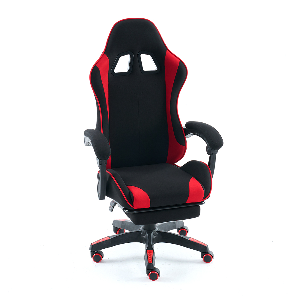 5139 Kerusi Permainan dengan Footrest, Kerusi Swivel Boleh Laras