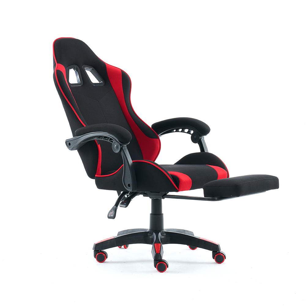 5139 Kerusi Permainan dengan Footrest, Kerusi Swivel Boleh Laras